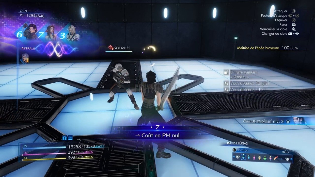 Crisis Core — Les PM, la statistique qu'on peut ignorer
