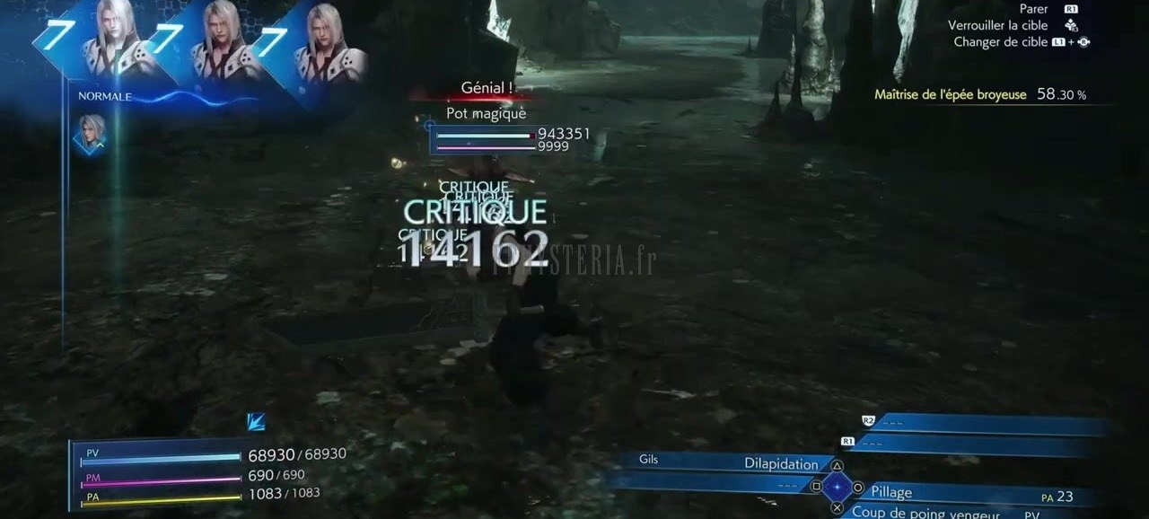 Crisis Core — Dilapidation, le Coup de poing vengeur des riches
