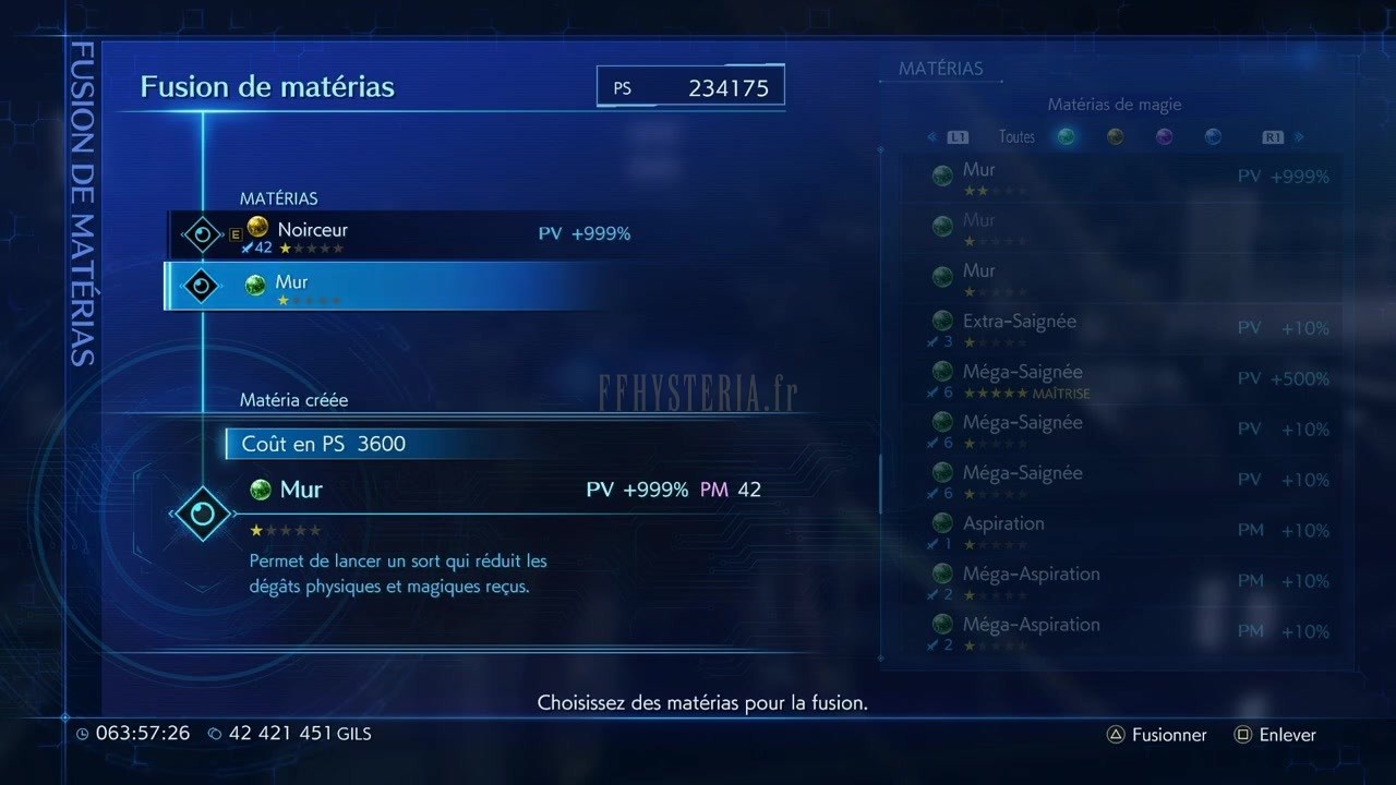 Une règle de fusion valable du début à la fin