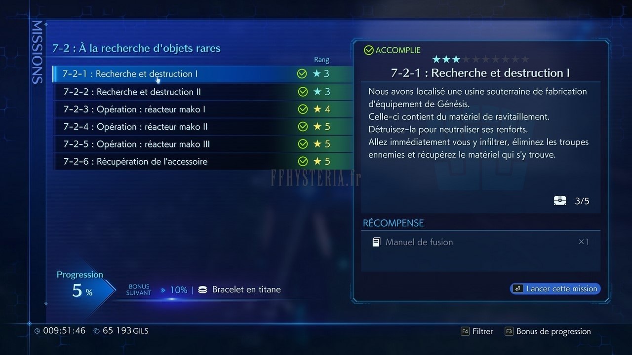 Crisis Core — Reunion facilite énormément le suivi des missions