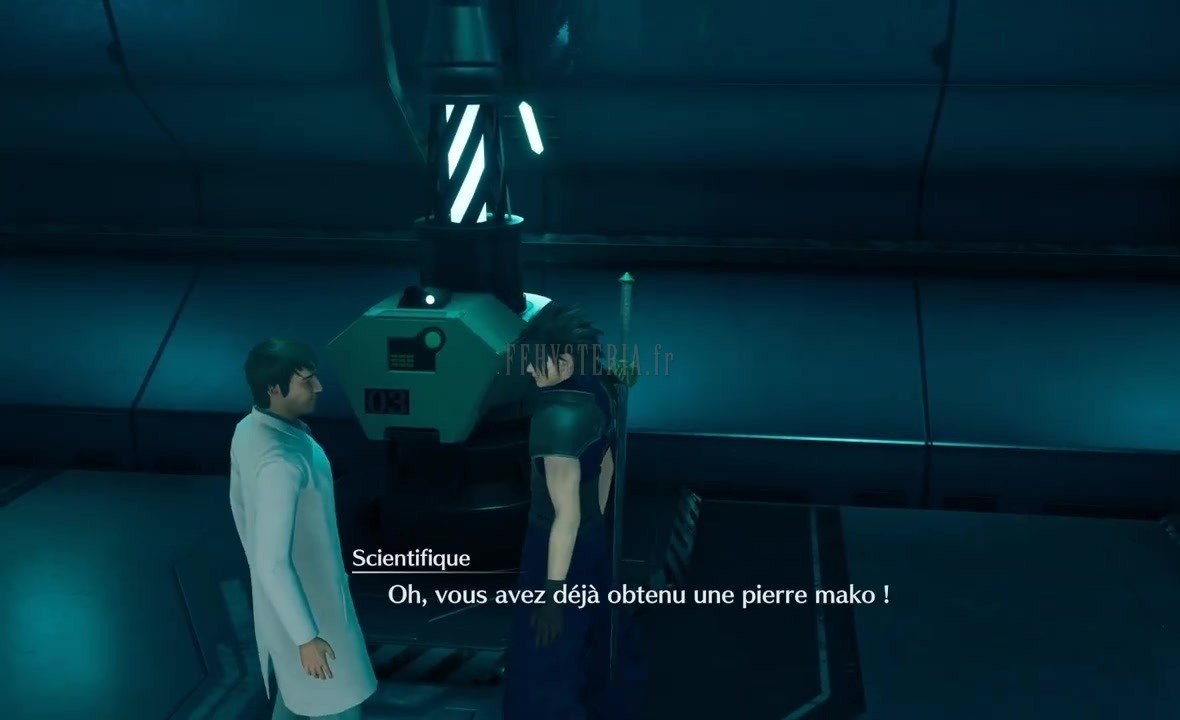 Crisis Core — Les Pierres Mako et les objets à effet plafonné