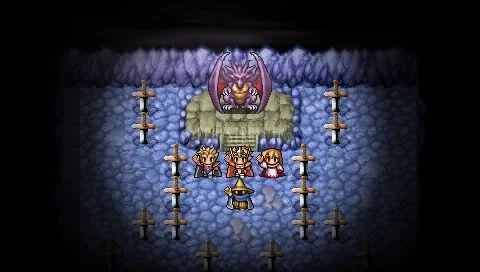 Bahamut promeut les quatre Guerriers de la Lumière