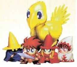 Les quatre Guerriers de la Lumière au début de l'aventure