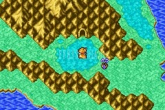 L'entrée de la Caverne de Terre, à l'est de Melmond