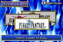 FF I — FF dos title screen