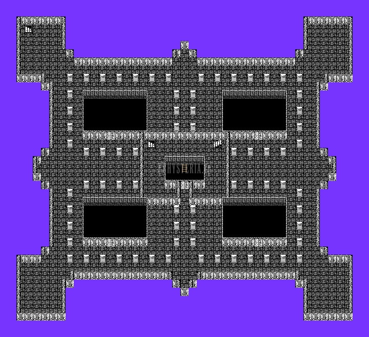 FF I — FF nes chaos shrine of the past second floor
