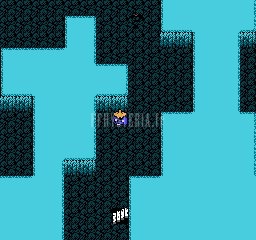 Le robot de la Caverne de la Cascade garde le Cube de Téléportation