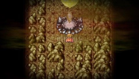La salle du Cristal de Terre, avant le combat