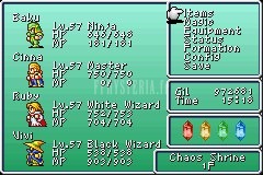 FF I — Ff1menu