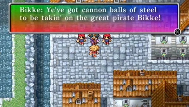Le combat contre les neuf pirates de Bikke