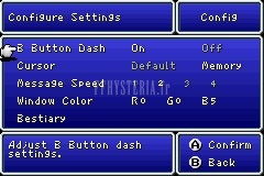 FF I — Ffi config menu gba