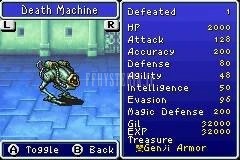 FF I — Ffi death machine bestiary