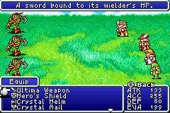 FF I — Ffi gba equip command
