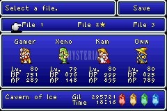 FF I — Ffi gba save menu