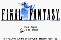 FF I — Ffi gba title screen