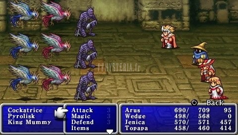 FF I — Ffi PSP battle