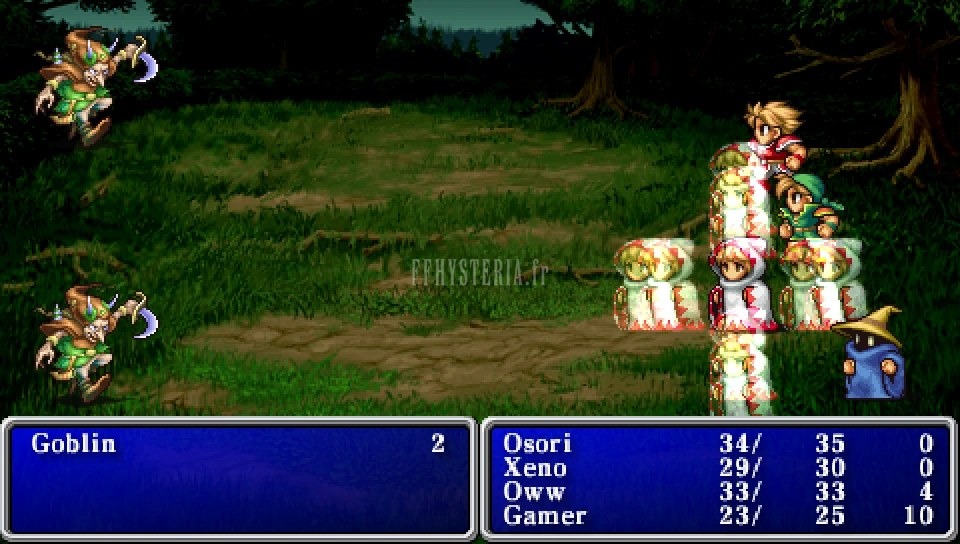 FF I — Ffi PSP blink