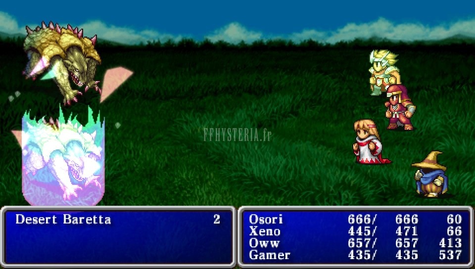 FF I — Ffi PSP dispel