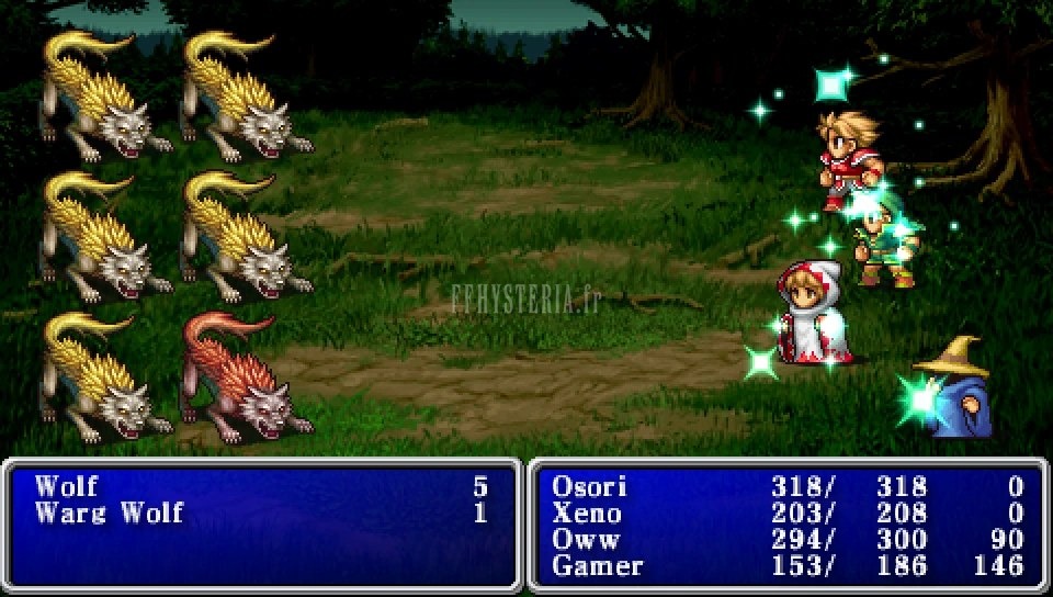 FF I — Ffi PSP heal