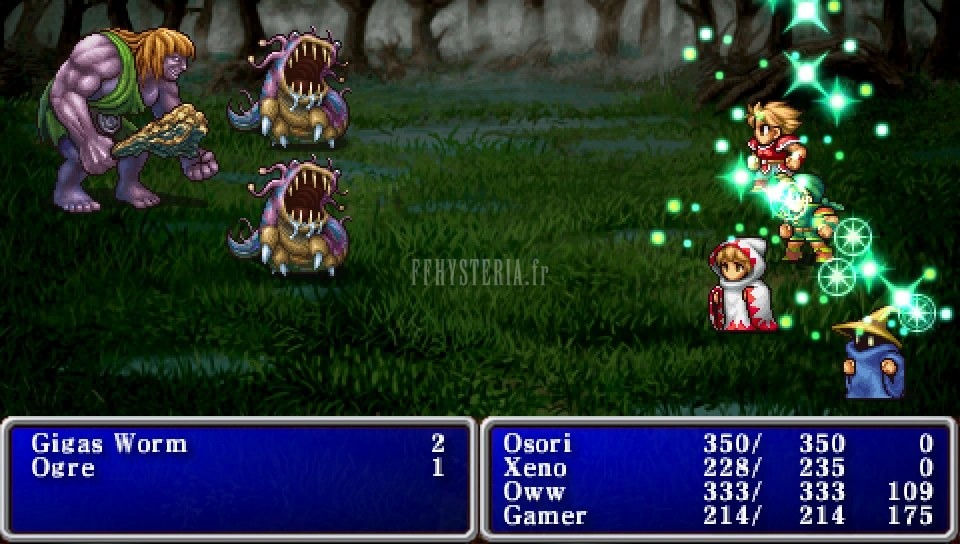 FF I — Ffi PSP healara