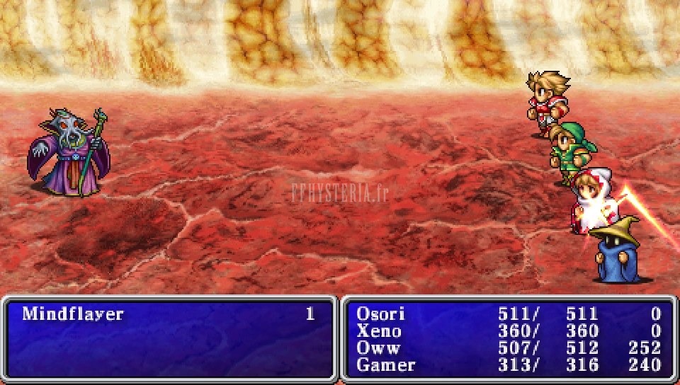FF I — Ffi PSP mind blast