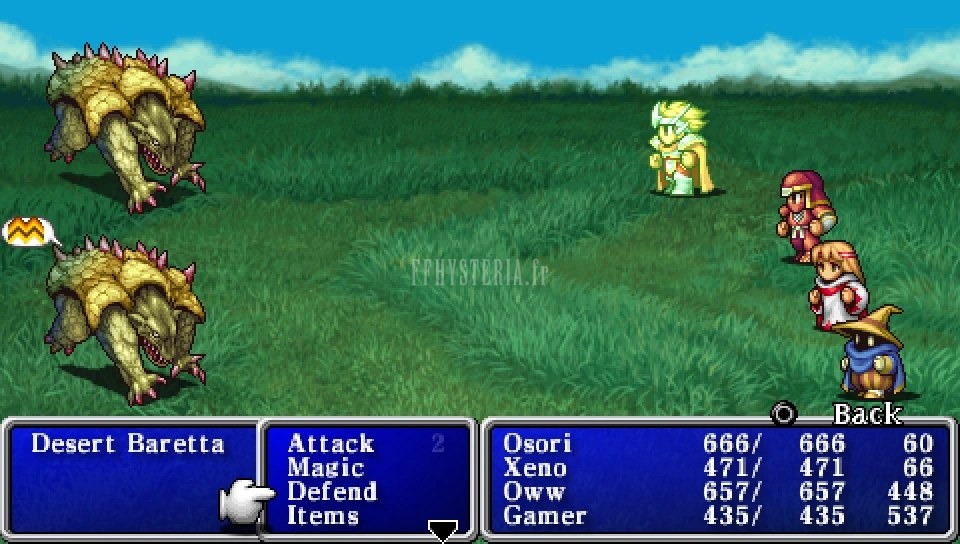 FF I — Ffi PSP nulall status