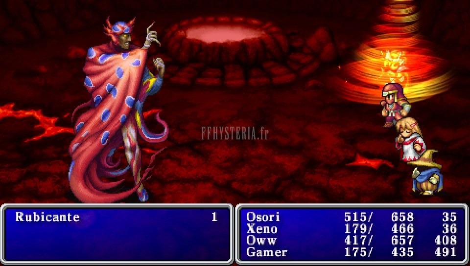 FF I — Ffi PSP scorch