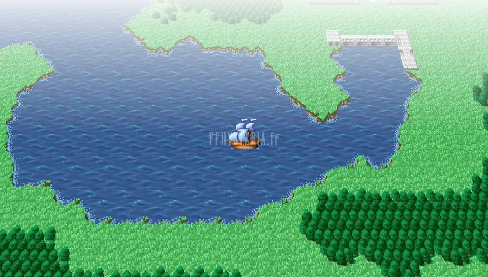 Le navire obtenu auprès de Bikke, premier véhicule du jeu