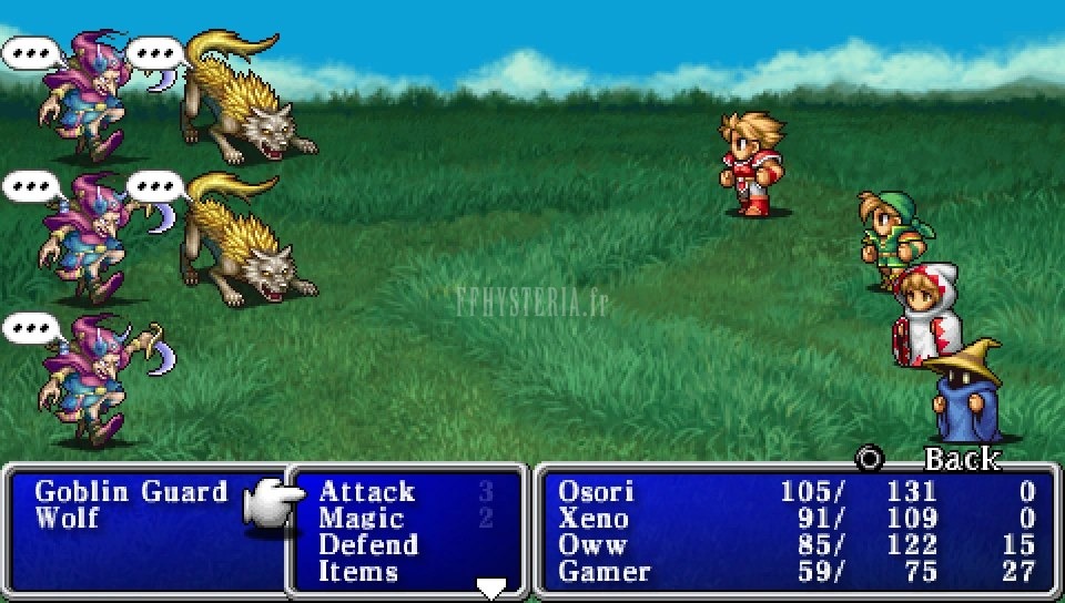 FF I — Ffi PSP silence status