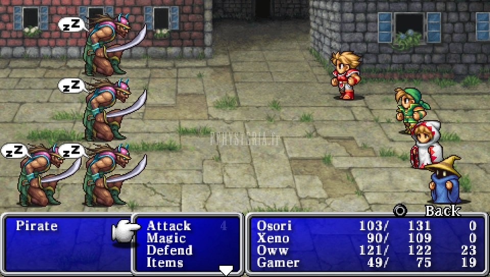 FF I — Ffi PSP sleep status