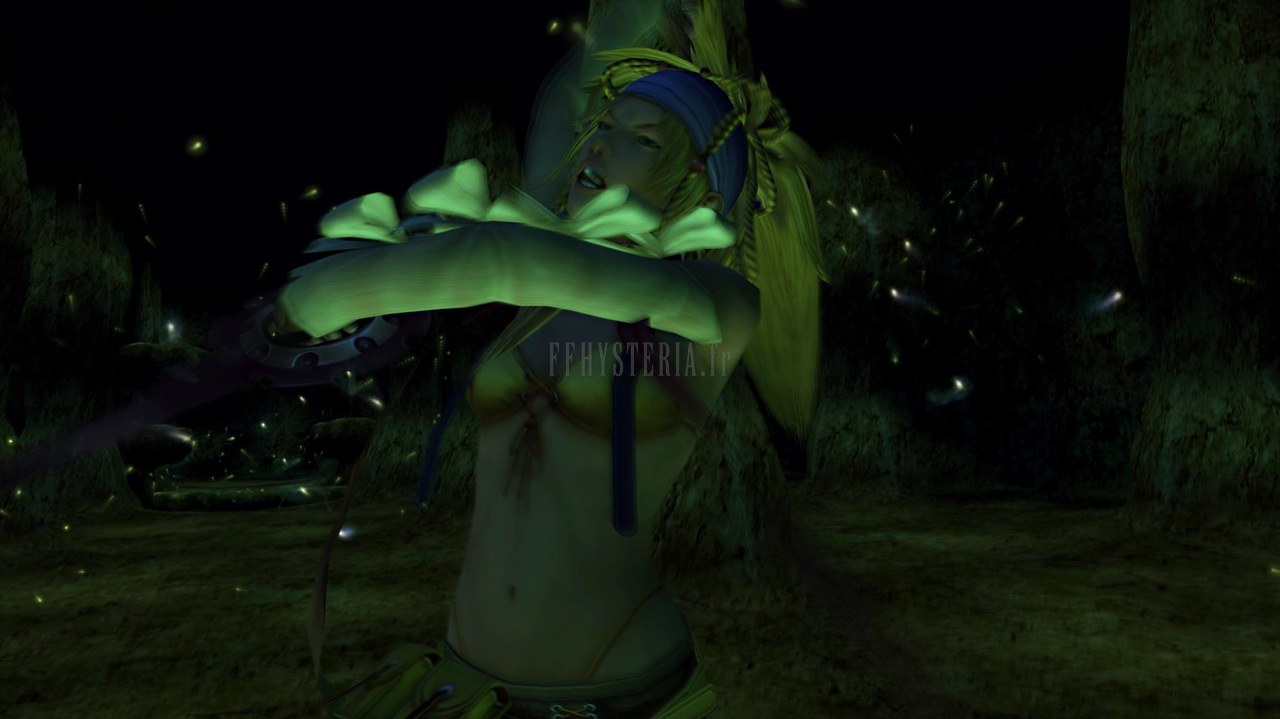 Dans l'Antre des Lamentations, Rikku se retourne contre Yuna