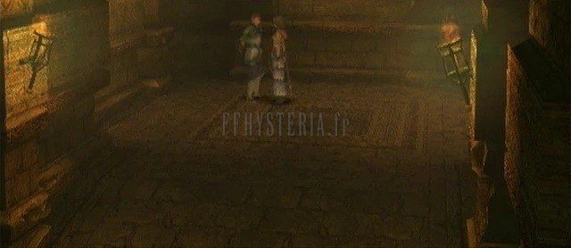 Clasko et Yuna dans la grotte que le chocobo vient de mettre au jour