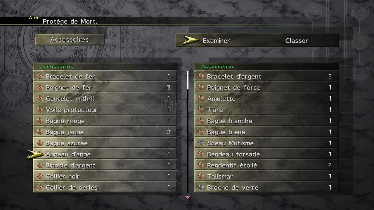 FF X-2 — 💍 Les accessoires de fin de partie