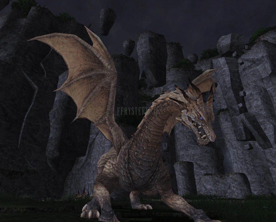 FF XI — Ouryu, le dragon céleste de Monarch Linn