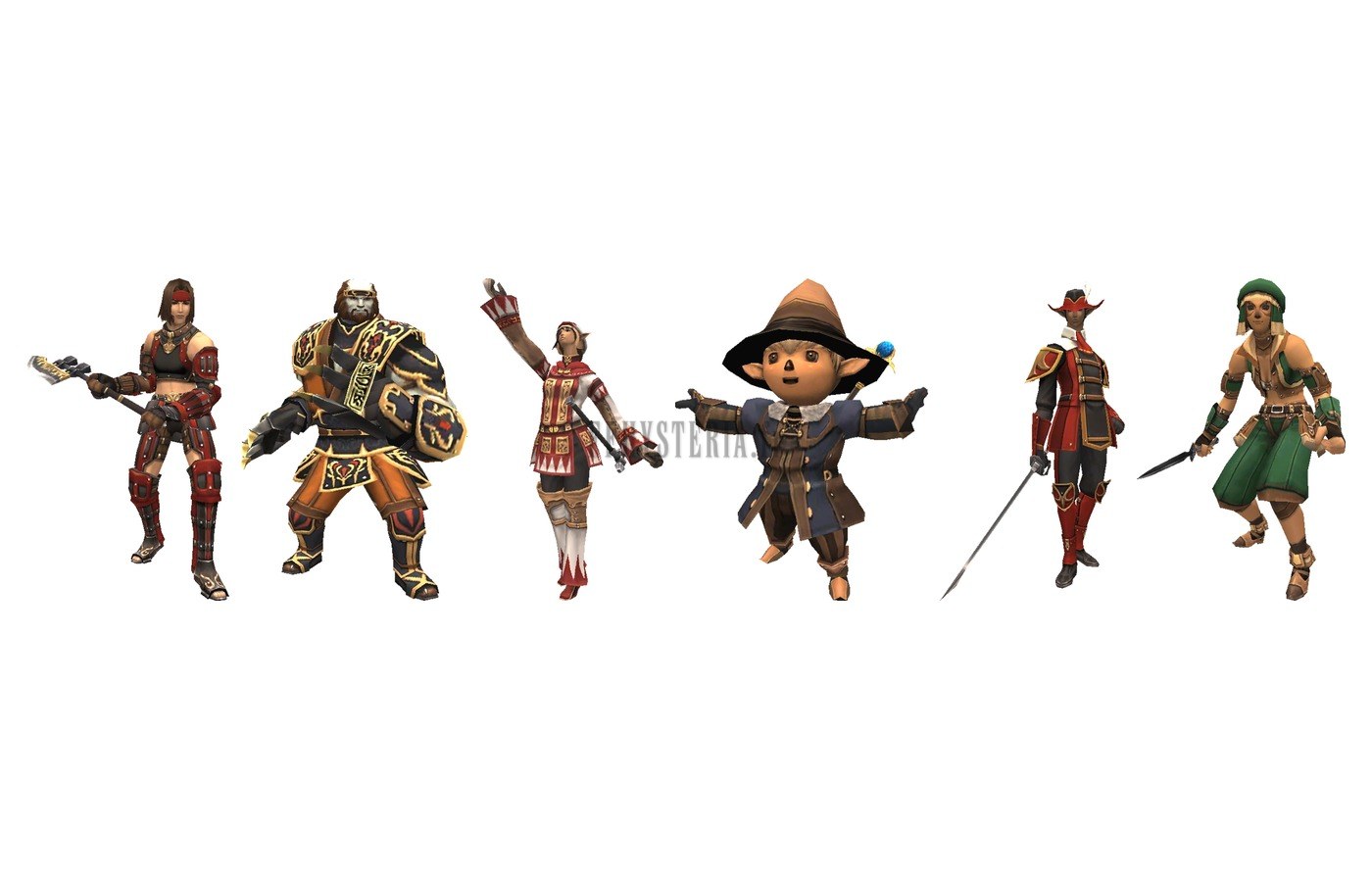 FF XI — 4 — Les jobs de base : les six métiers d'origine