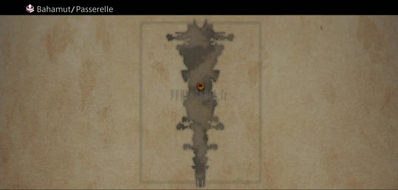 Carte de la zone — Forteresse Bahamut