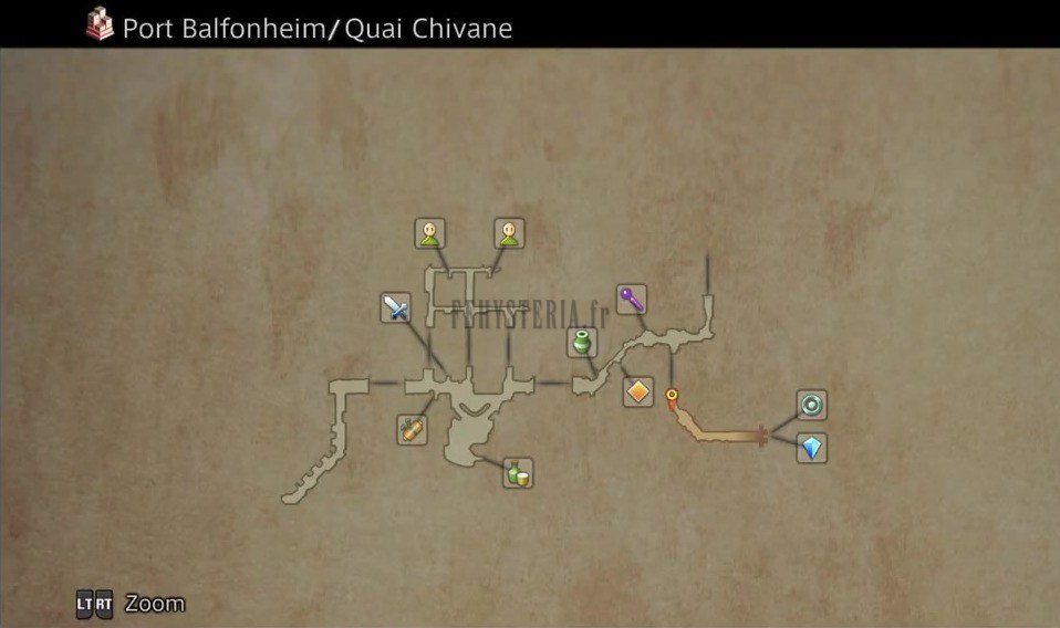 Carte de la zone — Port Balfonheim