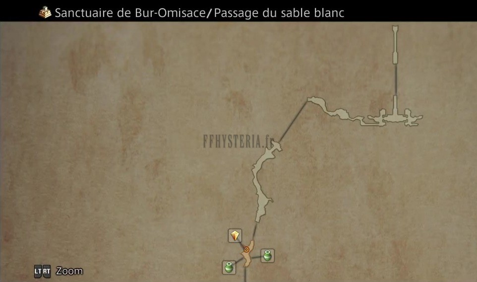 Carte de la zone — Sanctuaire de Bur-Omisace