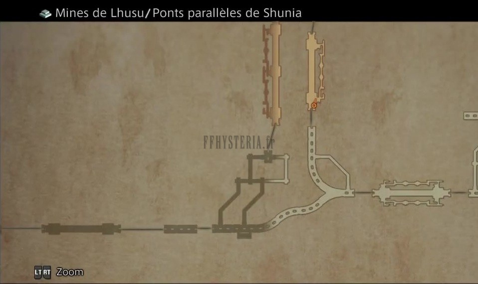 Carte de la zone — Mines de Lhusu