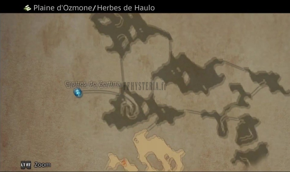 Carte de la zone — Plaine d'Ozmone
