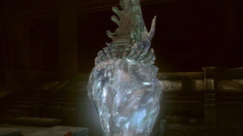 Le trône de cristal de Valhalla, celui devant lequel Lightning veille : Serah le reconnaît de son rêve.