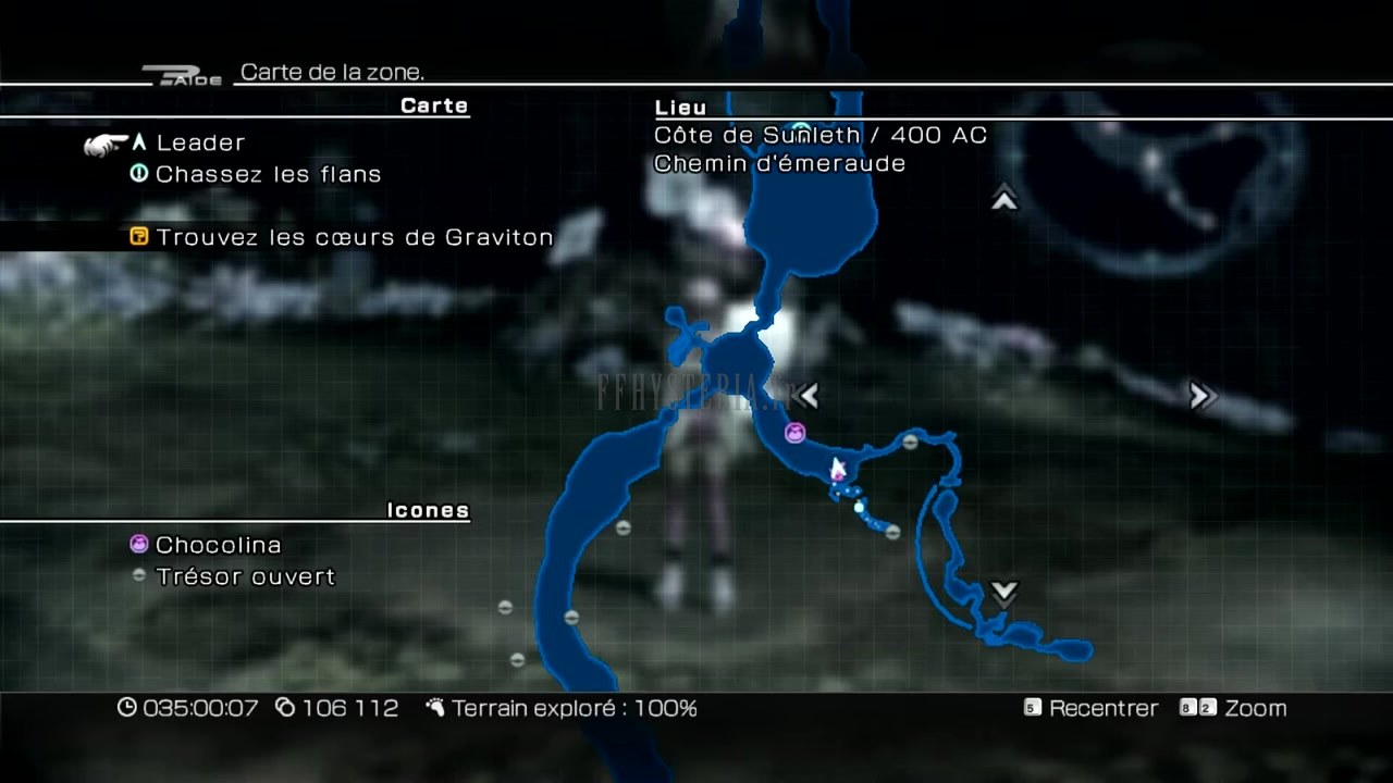 FF XIII-2 — Carte — Cote de sunleth 400 ac vf
