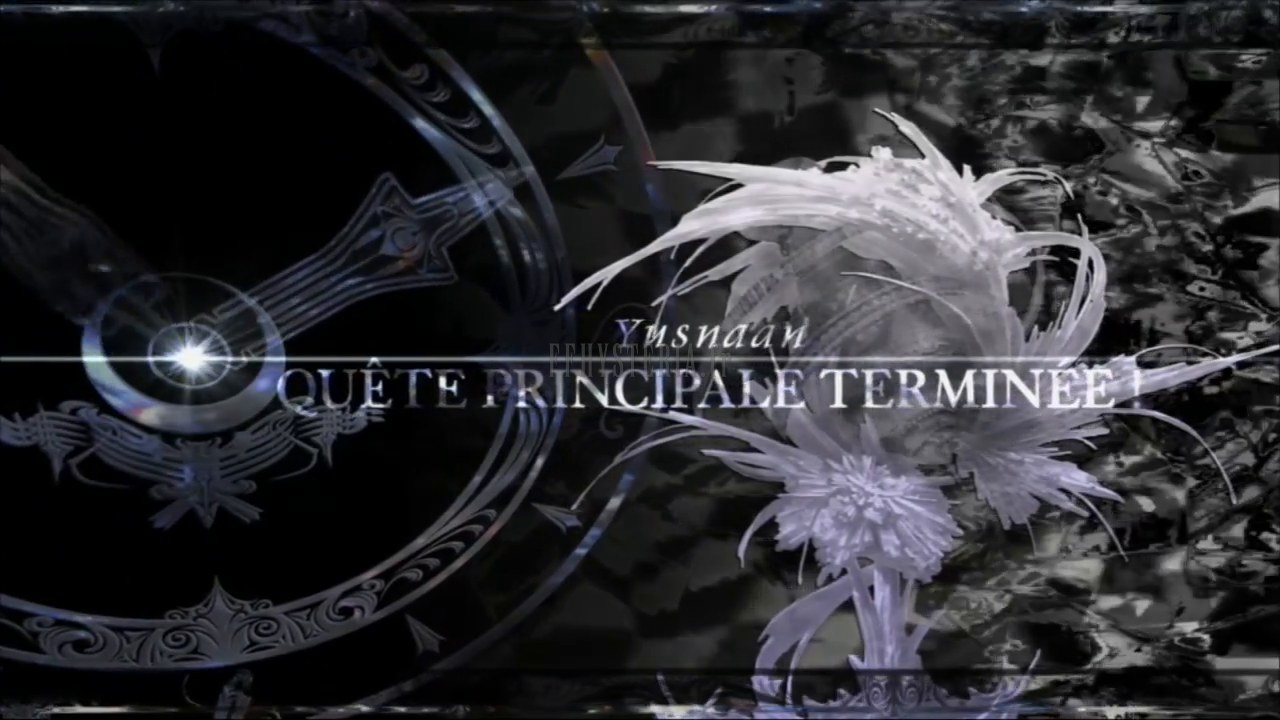 La quête principale de Yusnaan s'achève : « Quête principale terminée ! ».