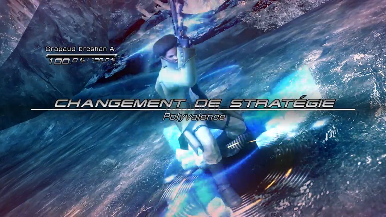 Le changement de Paradigme en plein combat : le bandeau annonce la nouvelle configuration, et l'action reprend aussitôt.