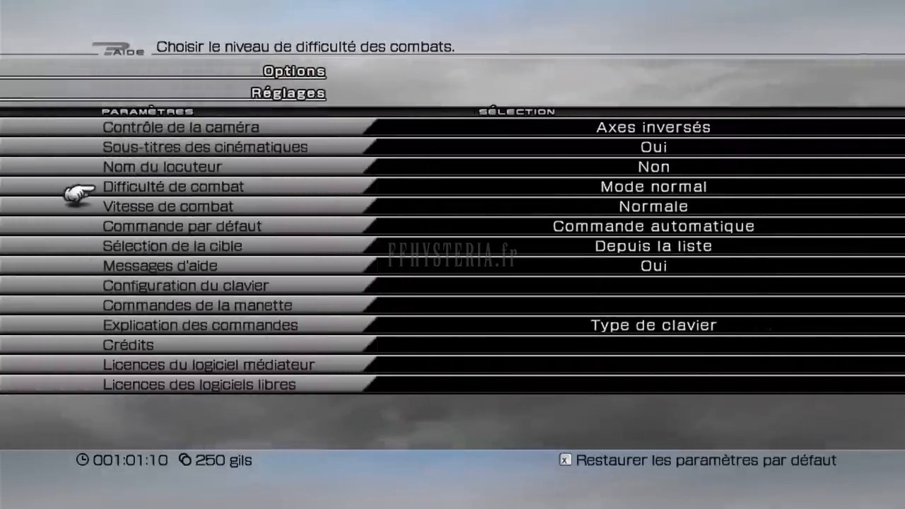 FF XIII — Le mode facile de la version PC modifie les taux de butin
