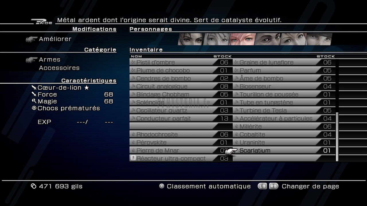 Ne disperse pas tes améliorations