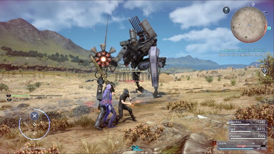 FF XV — Ff15c30 angelus combat