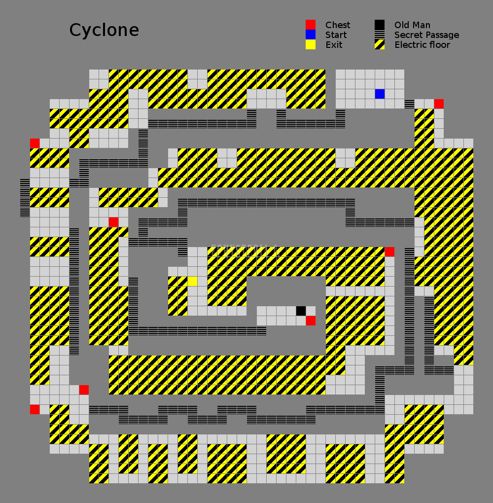 FF II — Al cyclone map