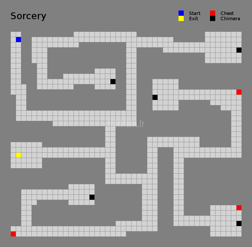 FF II — Al sorcery map