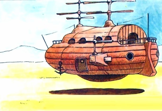 FF II — Cid s airship ffii